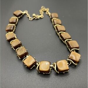 Vintage Coro Link necklace thermostat necklace
